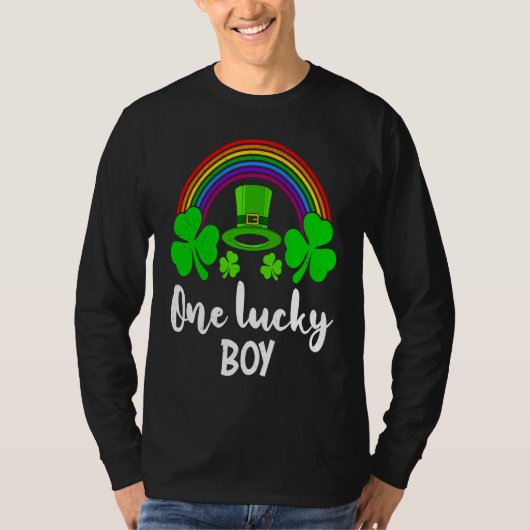 One Lucky Boy St Patrick's Day T-shirt (Voorkant)