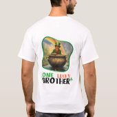 One Lucky Brother - Groene kleding affaire T-shirt (Achterkant)