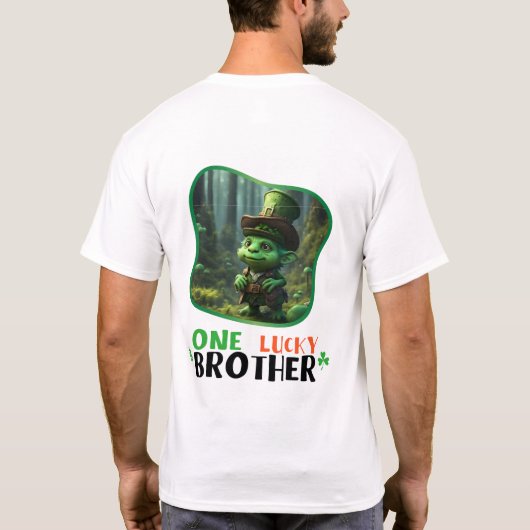 One Lucky Brother - Shamrockin' Street T-shirt (Achterkant)