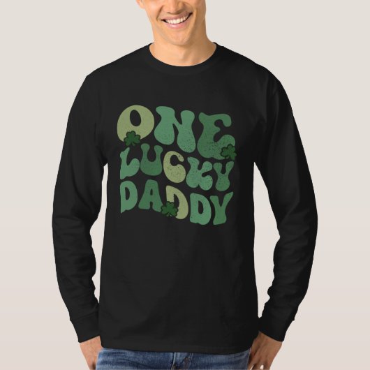 One Lucky Dad Matching St Patricks Day T-shirt (Voorkant)