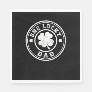 One Lucky Dad St Patricks Day T-shirt Servet