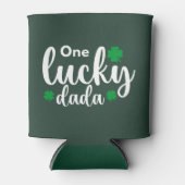 One Lucky Dada Funny St Patrick Day Blikjeskoeler (Voorkant)