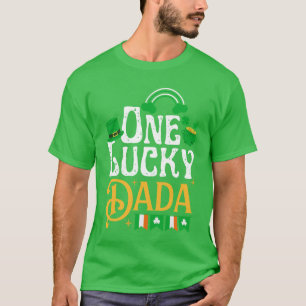 One Lucky Dada St Patricks Day Funny Irish T-shirt