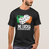 One Lucky Director Dice Game Family Group Matchin T-shirt (Voorkant)