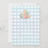 One Lucky Duck 1st Birthday Invitation Kaart (Achterkant)