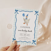 One Lucky Duck 1st Verjaardag Kaart