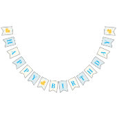 One Lucky Duck Boys Happy Birthday Vlaggetjes (Alle)