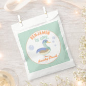 One Lucky Duck & Bubbles Eerste Verjaardag Pastel Bedankzakje (Geknipt)