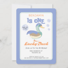 One Lucky Duck & Bubbles Eerste Verjaardag Pastel