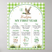 One Lucky Duck Eerste Jaar Mijlpaal Poster (Voorkant)