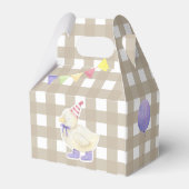 One Lucky Duck Eerste verjaardag Bedankt Bedankdoosjes (Achterkant)