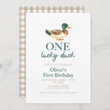 One Lucky Duck eerste verjaardag