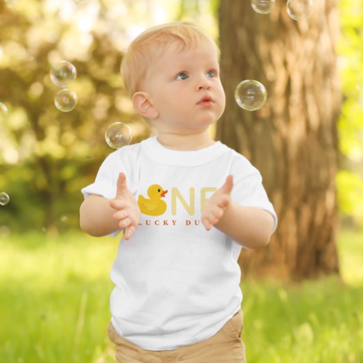 One Lucky Duck Eerste Verjaardag Shirt