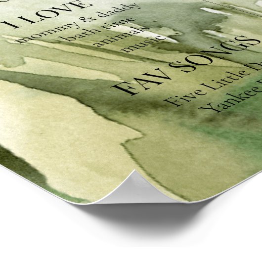 One Lucky Duck Field 1st Birthday Milestone Poster (Hoek)