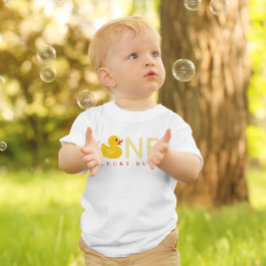 One Lucky Duck First Birthday Shirt