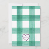 One Lucky Duck, Mallard Green 1st Birthday Kaart (Achterkant)