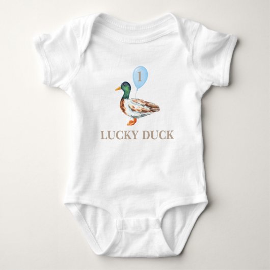 One Lucky Duck Romper (Voorkant)