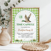 One Lucky Duck Verjaardag Time Capsule Sign Poster