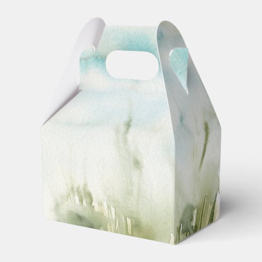 One Lucky Duck Waterverf Boy 1e Verjaardag Bedankdoosjes (Achterkant)