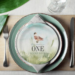 One Lucky Duck Waterverf Boy 1e Verjaardag Papieren Bordje<br><div class="desc">Dit klassieke "one lucky duck" boy's 1st/first birthday paper bord bevat een wilde eend/wilde eend op een veld in de waterverf. Personaliseer voor uw behoeften. Meer overeenkomende producten vind je in mijn winkel.</div>