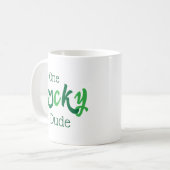 One Lucky Dude | Aanpasbare St. Patrick's Dag Koffiemok (Voorkant links)