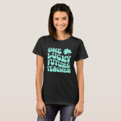 One Lucky Future Teacher St Patrick's Day Teacher T-shirt (Voorkant volledig)