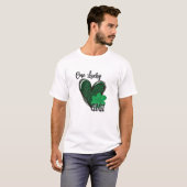 One Lucky Gigi Leopard Heart St Patrick’S Day T-shirt (Voorkant volledig)