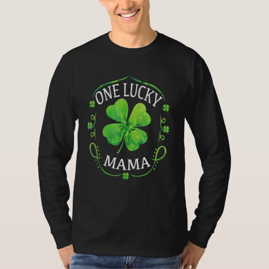 One Lucky Grandma Funny St Patricks Day T-shirt (Voorkant)