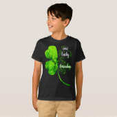 One Lucky Grandma Shamrock Grandma St Patricks Day T-shirt (Voorkant volledig)