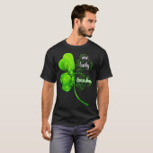One Lucky Grandma Shamrock Grandma St Patricks Day T-shirt (Voorkant volledig)