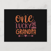One Lucky Grandpa Briefkaart (Voorkant)