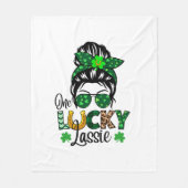 One Lucky Lassie Fleece Deken (Voorkant)