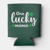 One Lucky Mama Funny St Patrick Day Blikjeskoeler (Voorkant)