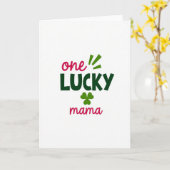 One Lucky Mama Kaart (Gele Bloem)