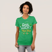 One Lucky Mama St Patricks Day Funny Irish T-shirt (Voorkant volledig)