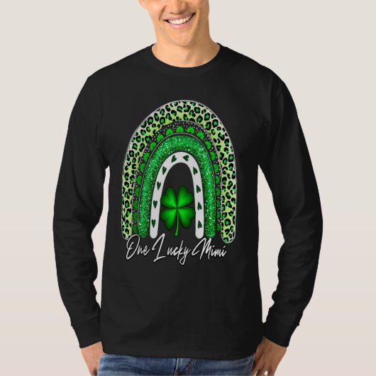 One Lucky Mimi Matching Family St Patricks Day Mim T-shirt (Voorkant)