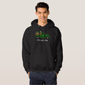One Lucky Nani Green Pset Truck Shamrocks St Patr Hoodie (Voorkant volledig)