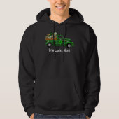 One Lucky Nani Green Pset Truck Shamrocks St Patr Hoodie (Voorkant)
