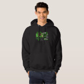 One Lucky Nurse ICU RN Retro Groovy Patrick's Day  Hoodie (Voorkant volledig)