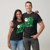 One Lucky Nurse Shamrock Groovy Happy St Patrick's T-shirt (Unisex)
