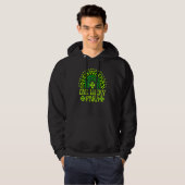 One Lucky Para Family St Patrick's Day Rainbow Leo Hoodie (Voorkant volledig)