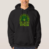 One Lucky Para Family St Patrick's Day Rainbow Leo Hoodie (Voorkant)