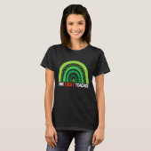 One Lucky Rainbow Teacher St Patricku2019s Day App T-shirt (Voorkant volledig)