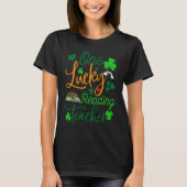 One Lucky Reading Teacher St Patricku2019s Day App T-shirt (Voorkant)