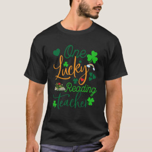 One Lucky Reading Teacher St Patricku2019s Day App T-shirt