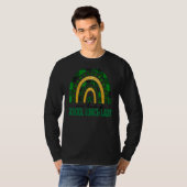 One Lucky School Lunch Lady Rainbow St Patricks Da T-shirt (Voorkant volledig)