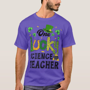 One Lucky Science Teacher St Patricks Day Premium T-shirt