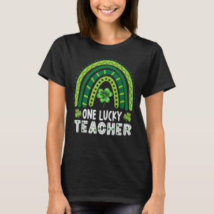 One Lucky Teacher Rainbow St Patricku2019s Day 11 T-shirt