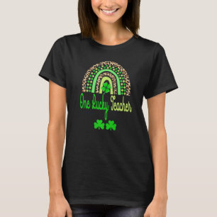 One Lucky Teacher Rainbow St Patricku2019s Day T-shirt