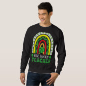 One Lucky Teacher Rainbow St Patricku2019s Day Trui (Voorkant volledig)